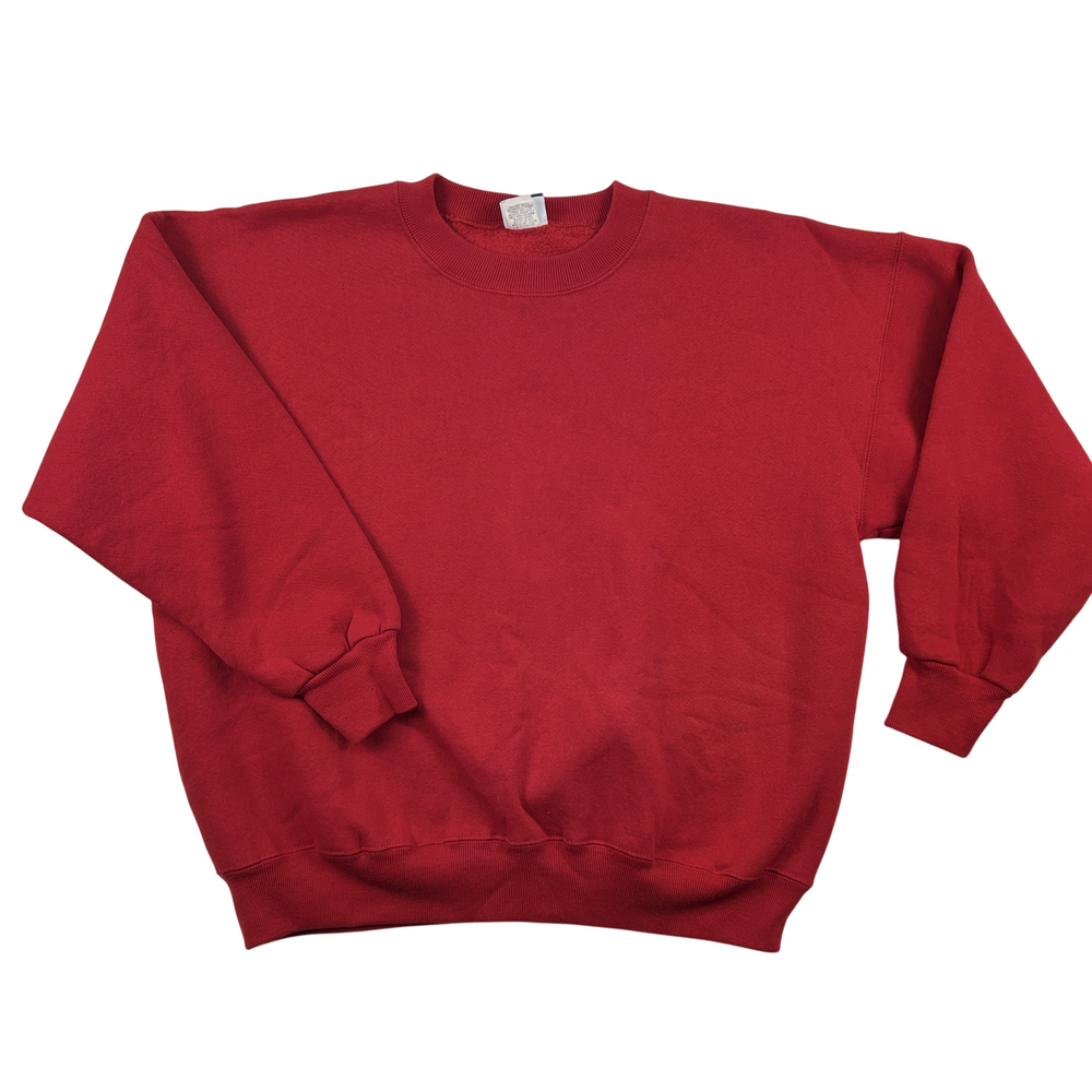 Vintage Lee Sweatshirt Womens 2XL Sturdy Sweats Heavyweight Red USA 90s Fleece